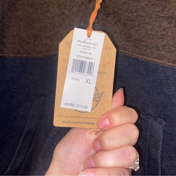 Weatherproof Vintage Men's Sherpa-Lined Zip-Front Hoodie - Picture 3 of 4